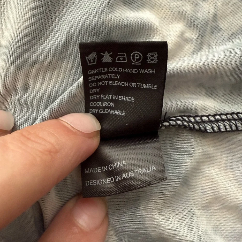 Zimmermann Floral Stretch Slip Mini Dress Black Lavender Purple Semi-Sheer - Picture 7 of 9